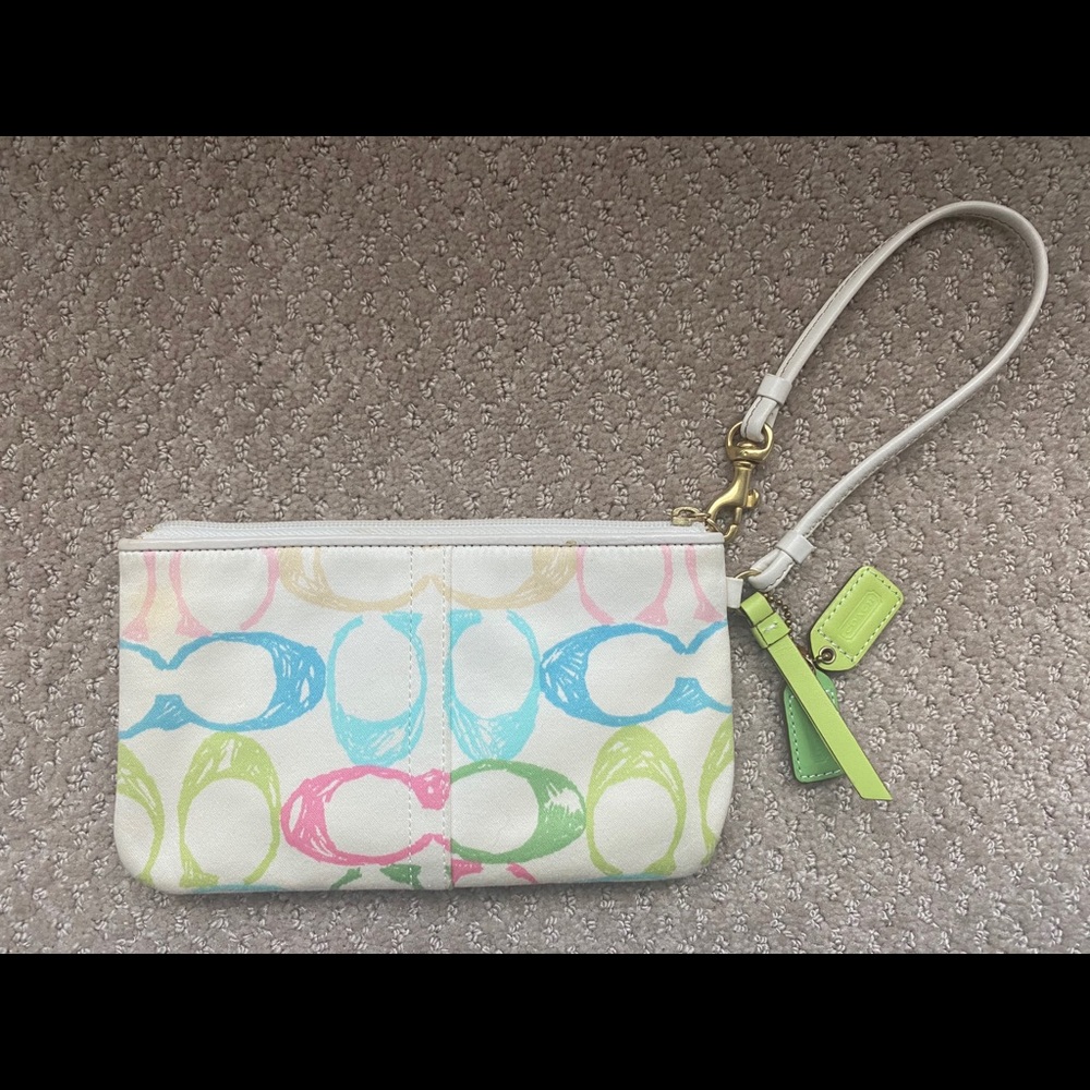 Coach Multi-Color Wristlet - Picture 2 of 2